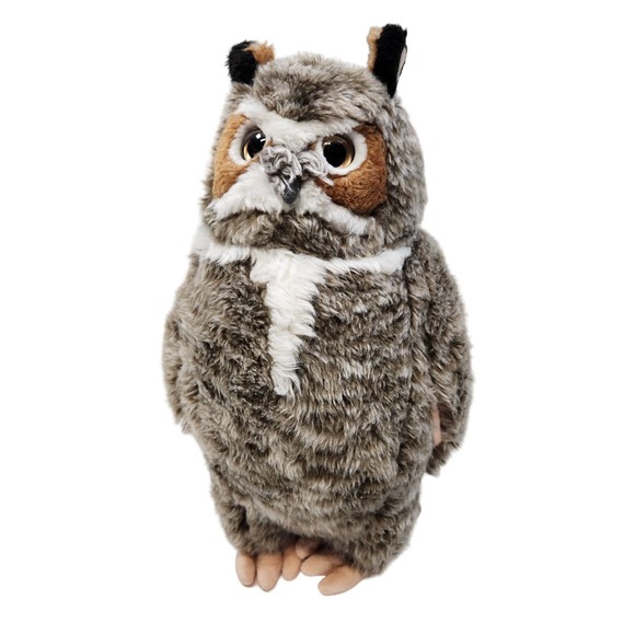 Toys R Us Other - FAO Schwarz Great Horned Barn Owl Toys R Us Exclusive Plush Stuffed Animal 12"